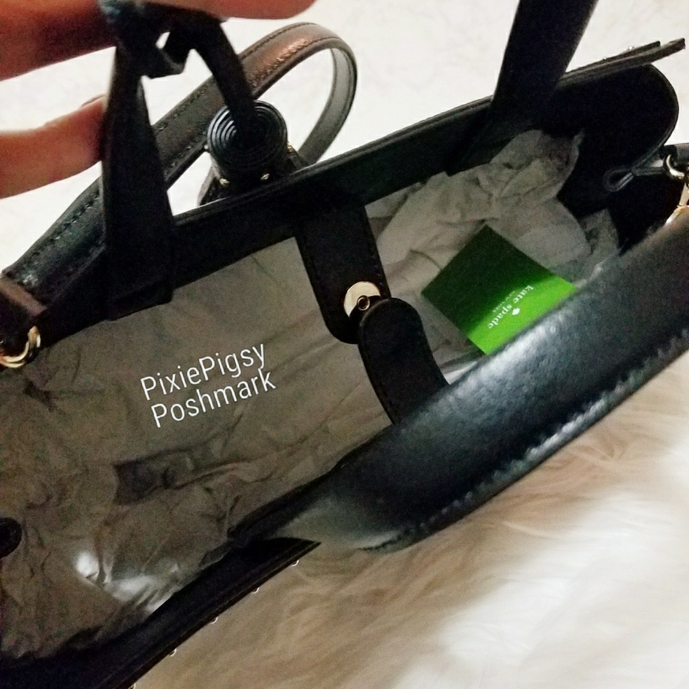 Kate Spade Abby West Stud Tassel Satchel Bag - Picture 7 of 7